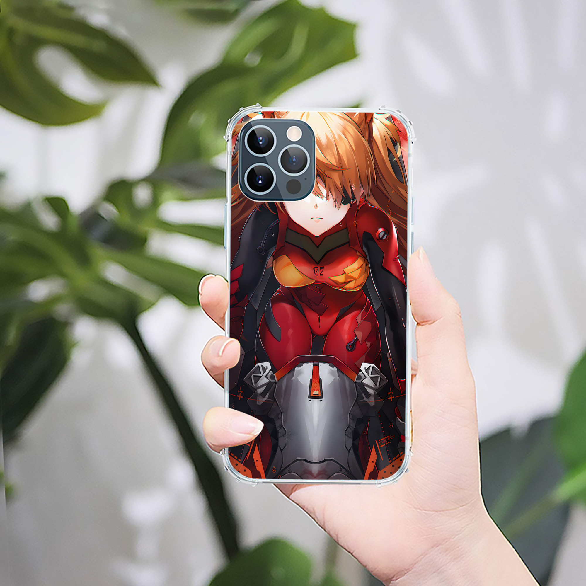 （画像用） EVA 新世紀エヴァンゲリオン 【iPhone 12シリーズ対応】透明スマホケース（クリアソフトケース）